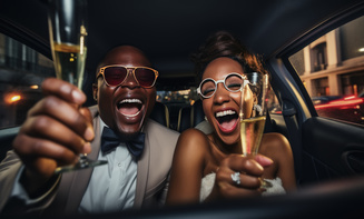 Chauffeur service for anniversary dinner in Steamboat, CO
